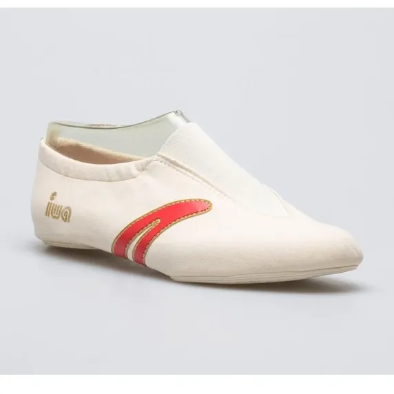 Iwa 502 cream ballet shoes beige