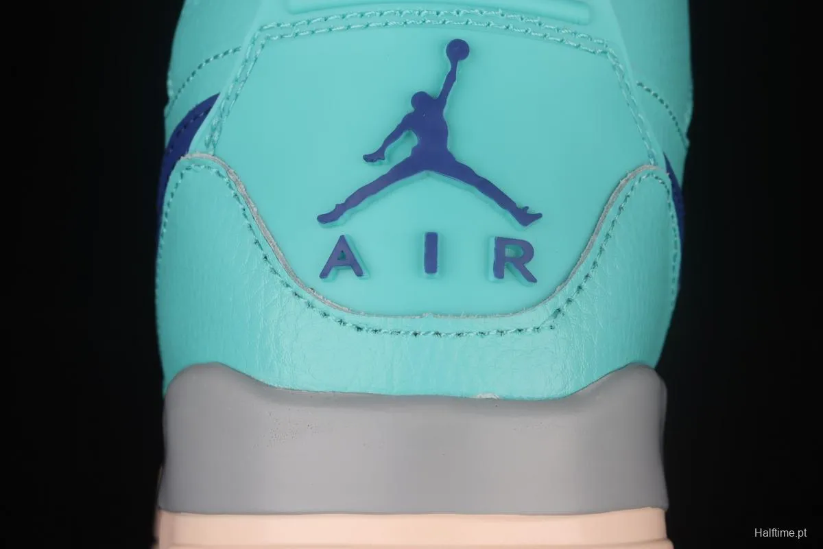 Jordan Legacy 312 water blue color matching Velcro three-in-one board shoes AV3922-384