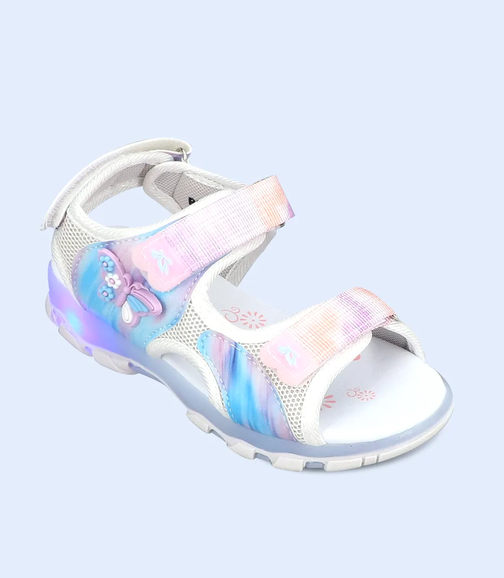 KG0116-WHITE-Girls Sandal