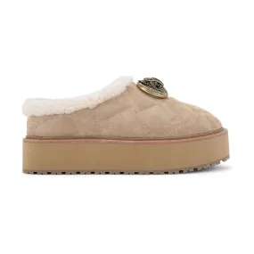 KURT GEIGER LONDON Chelsea Flatform Slippers - White