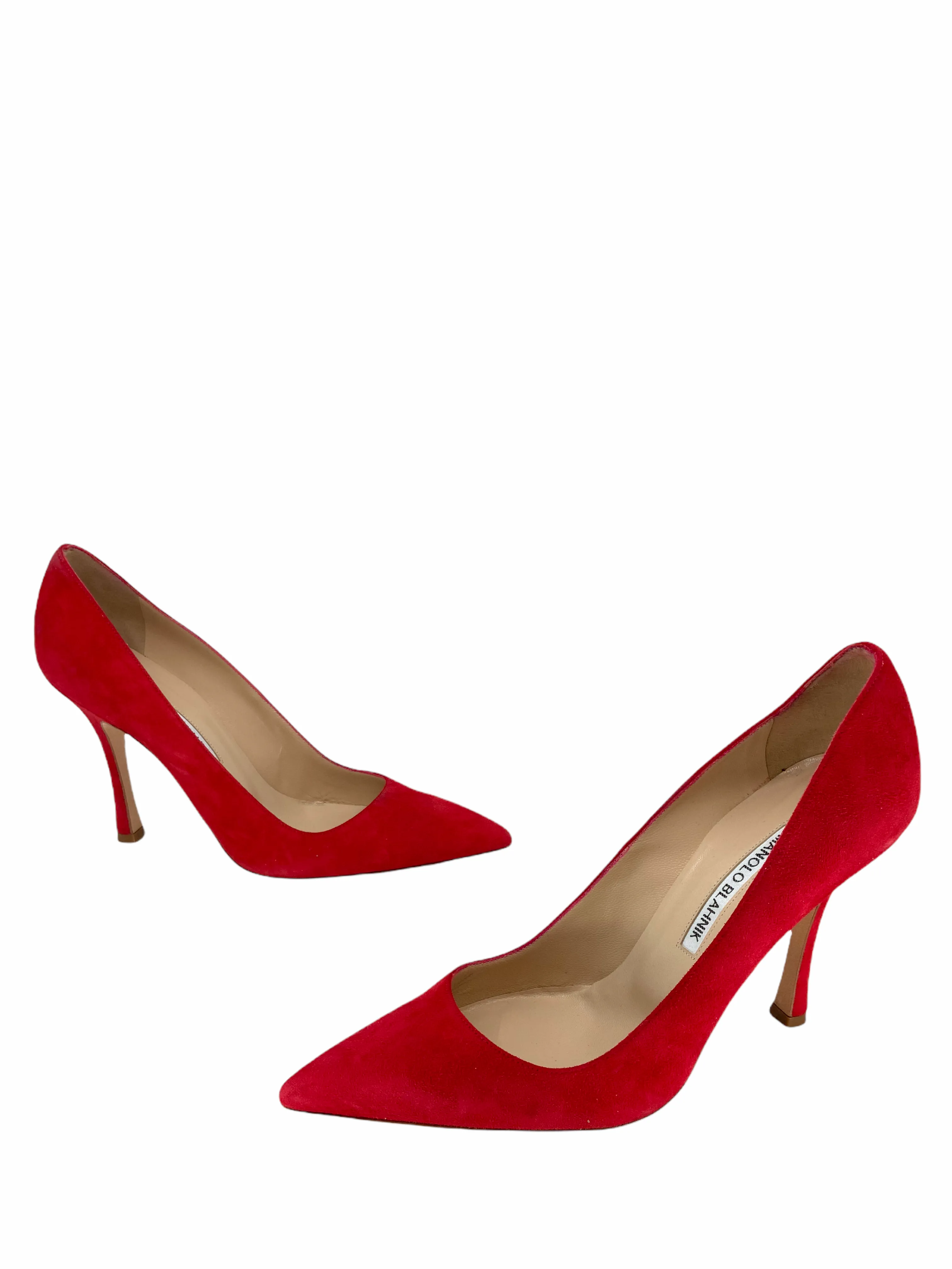 Manolo Blahnik Suede BB Pumps Size 7.5