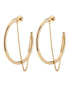 Miley Maxi Hoops (Gold)