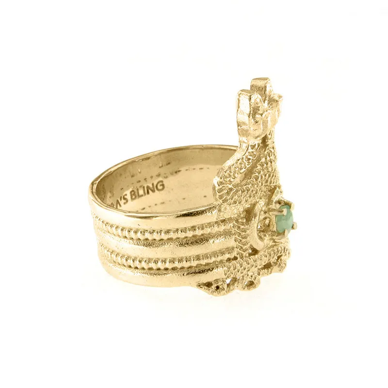 Mushussu Ring - 18K Gold Plated