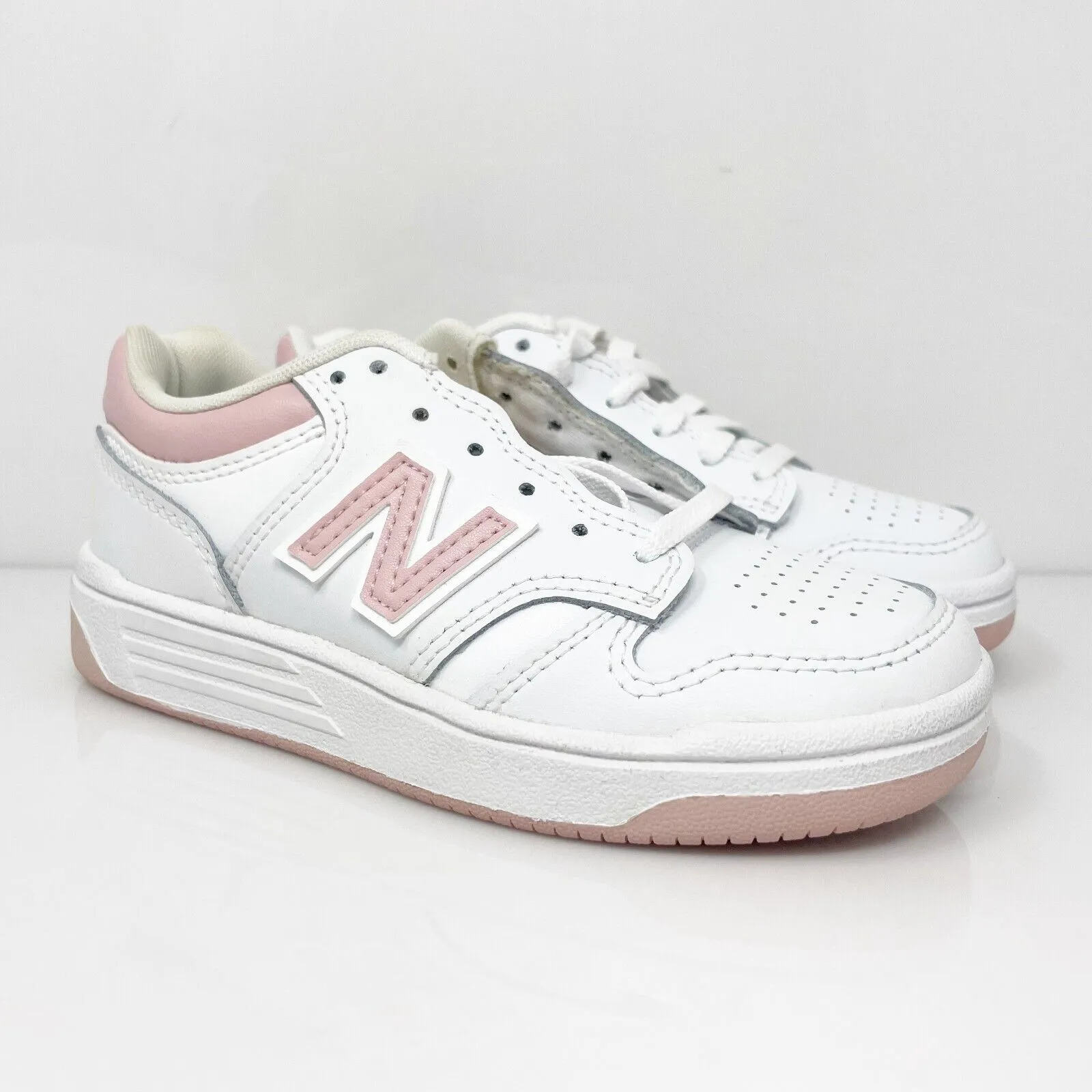 New Balance Boys 480 PSB480OP White Casual Shoes Sneakers Size 11 M