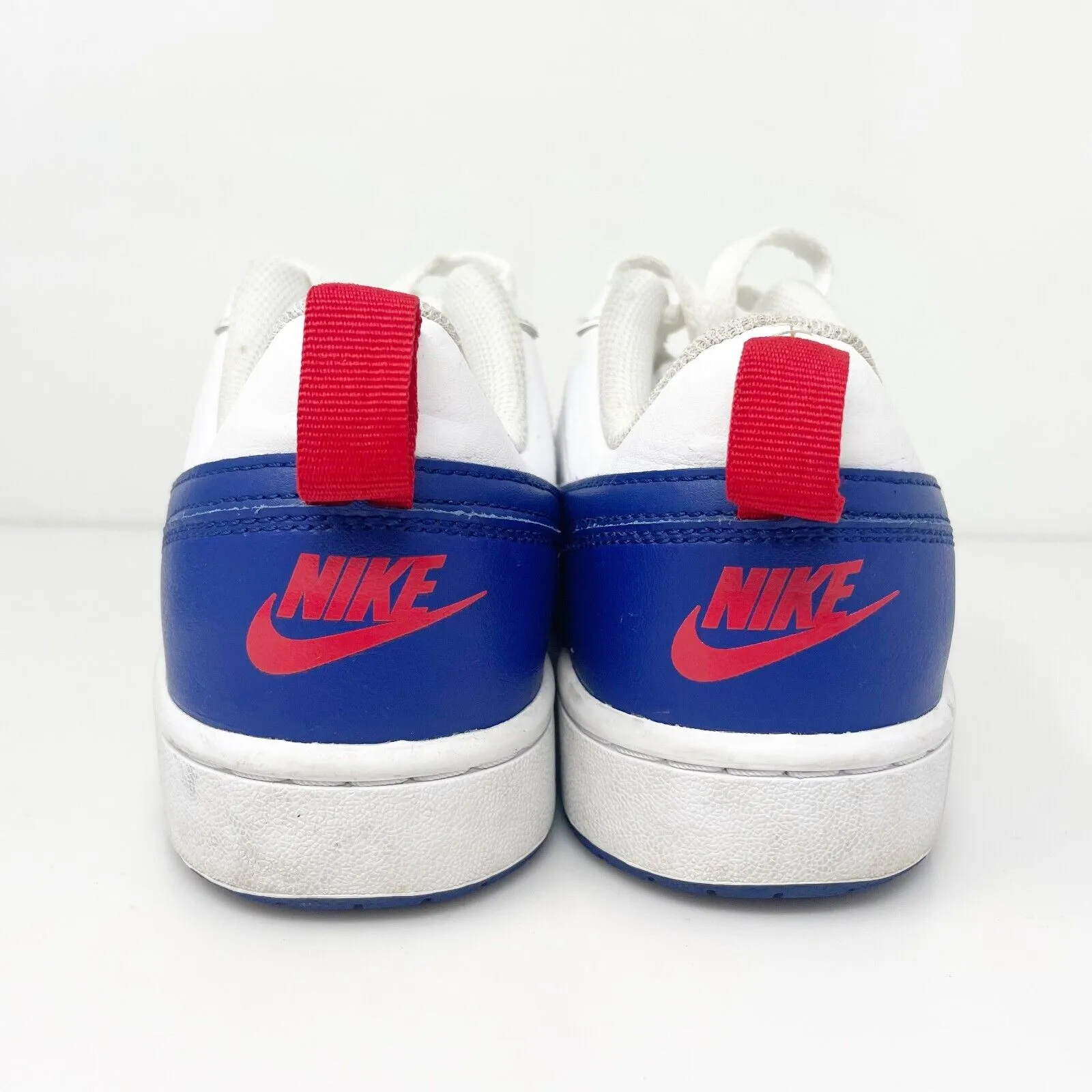 Nike Boys Court Borough Low 2 BQ5448-113 White Casual Shoes Sneakers Size 6.5Y