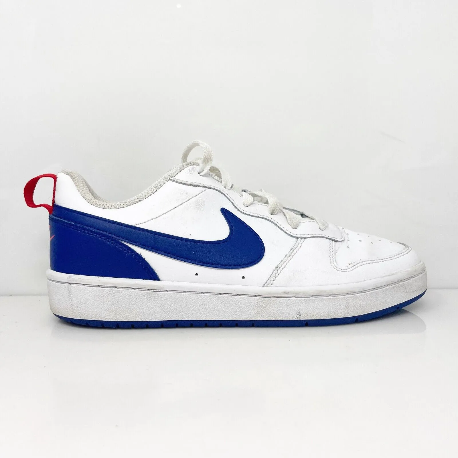 Nike Boys Court Borough Low 2 BQ5448-113 White Casual Shoes Sneakers Size 6.5Y