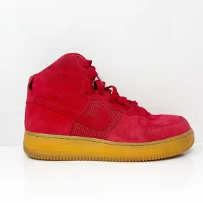 Nike Mens Air Force 1 High 806403-601 Red Basketball Shoes Sneakers Size 7.5