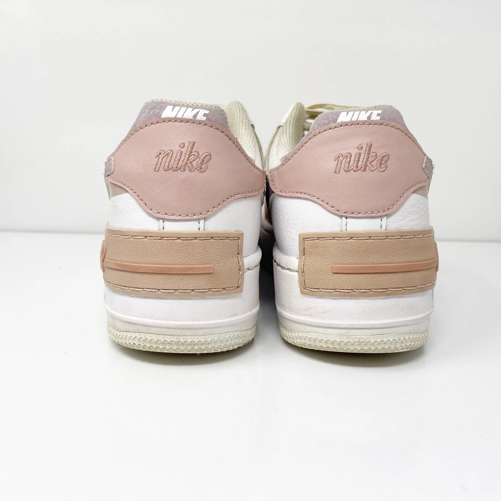 Nike Womens Air Force 1 Shadow CI0919-113 White Casual Shoes Sneakers Size 8