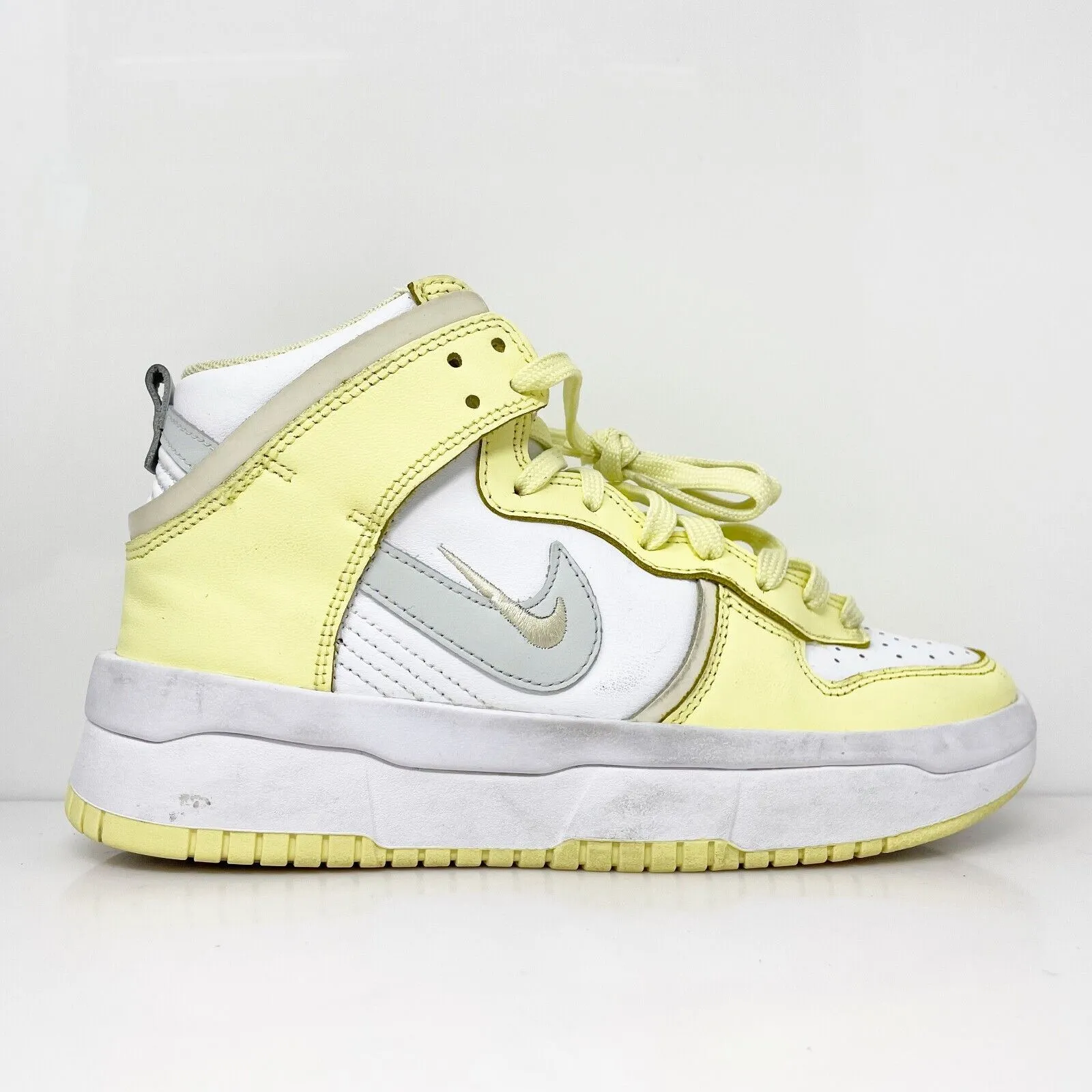 Nike Womens Dunk High Up DH3718-105 White Basketball Shoes Sneakers Size 7