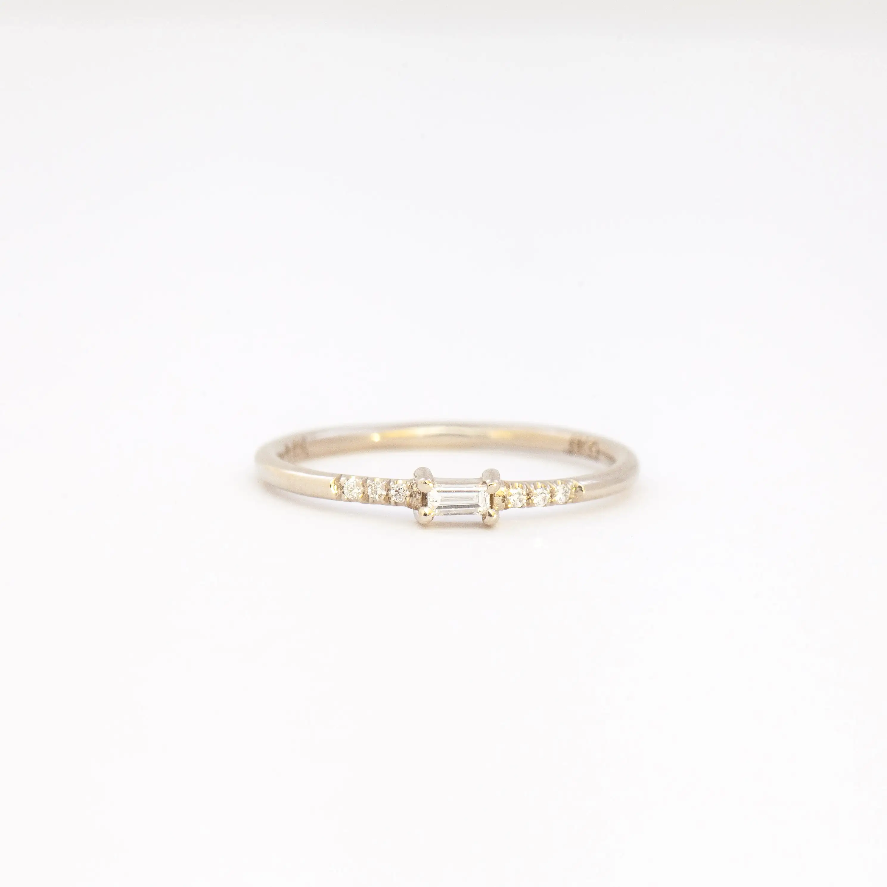 Petite Baguette Equilibrium Ring