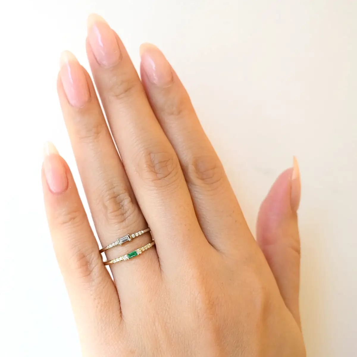 Petite Baguette Equilibrium Ring