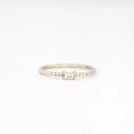 Petite Baguette Equilibrium Ring