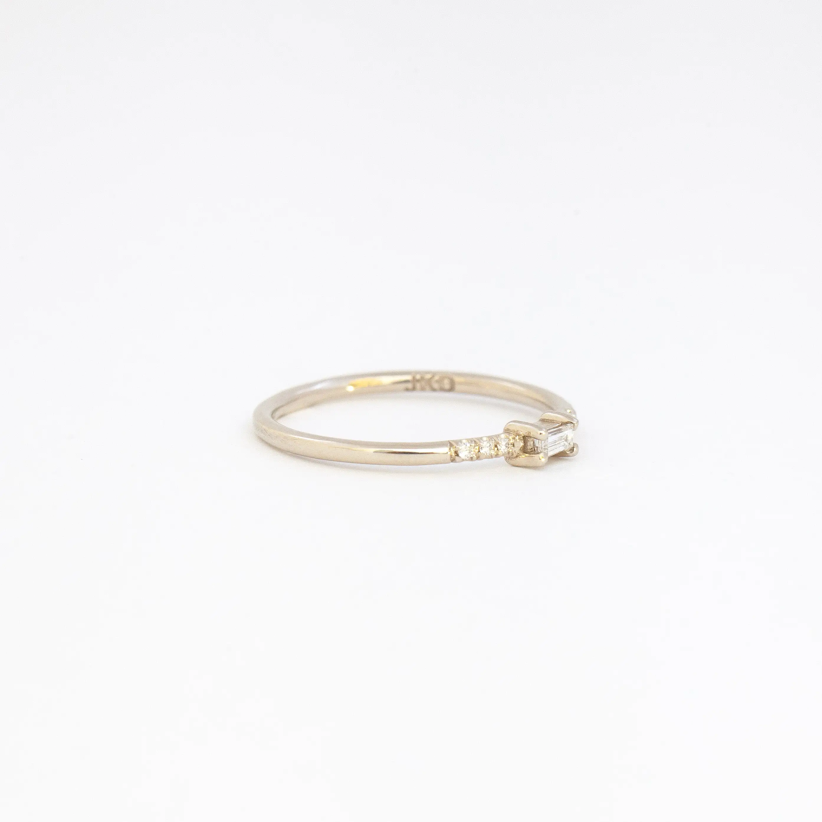 Petite Baguette Equilibrium Ring