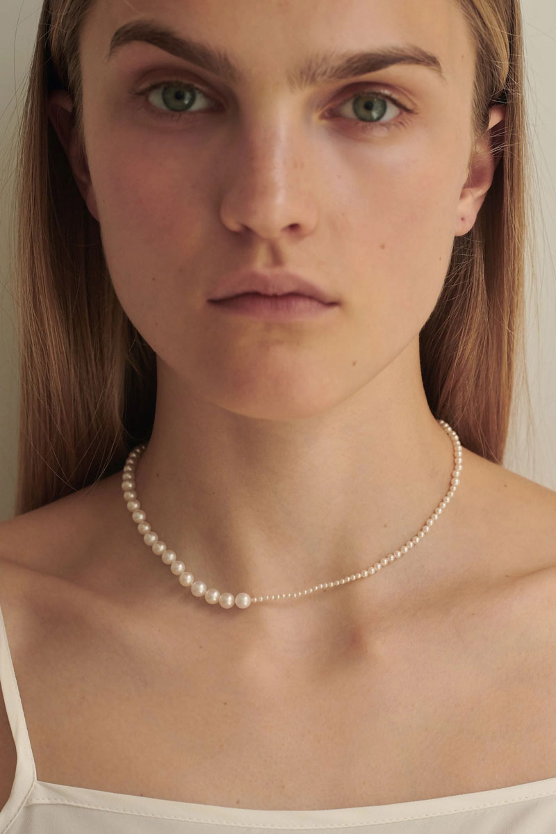 Petite Peggy Necklace - Freshwater Pearls