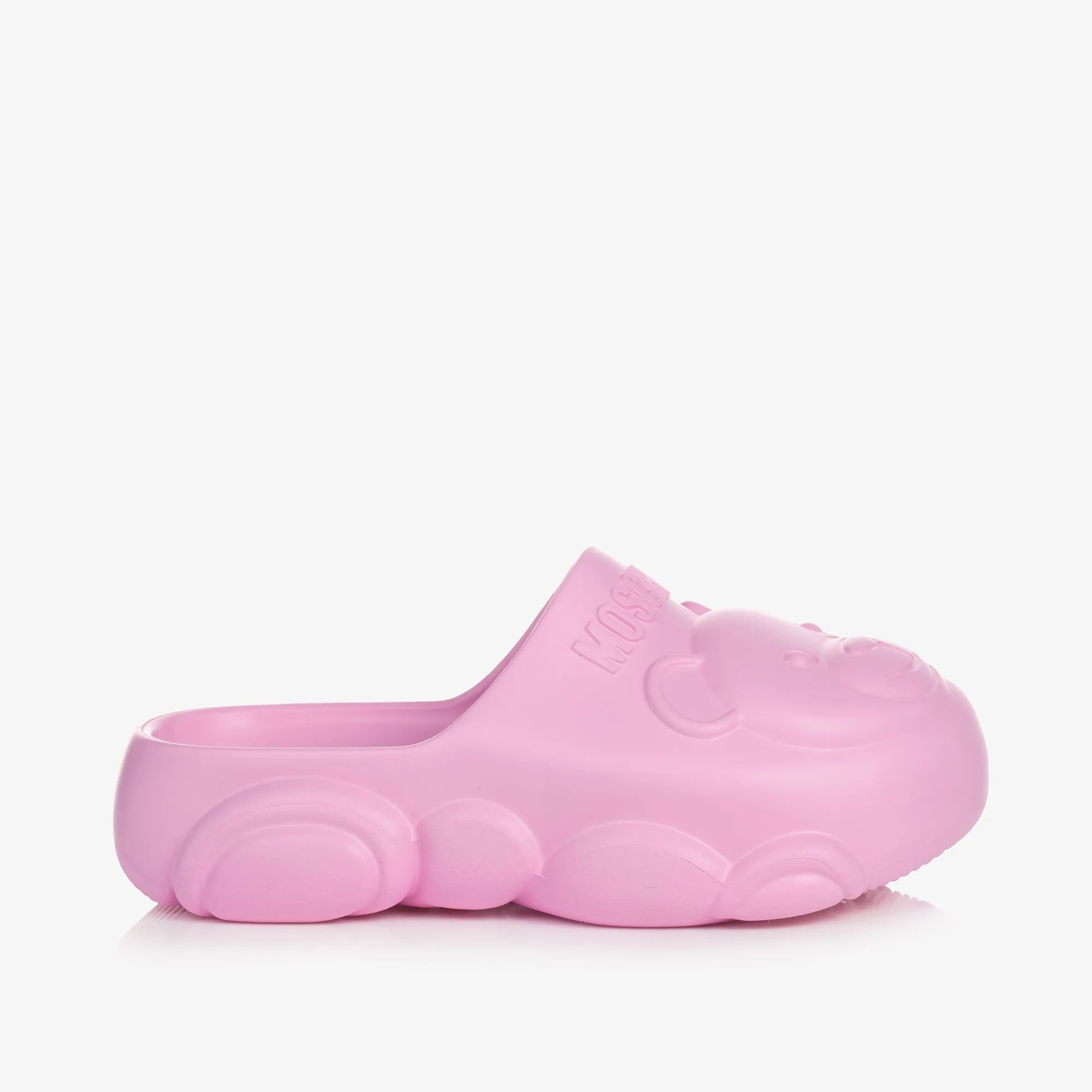 Pink Teddy Bear Clogs