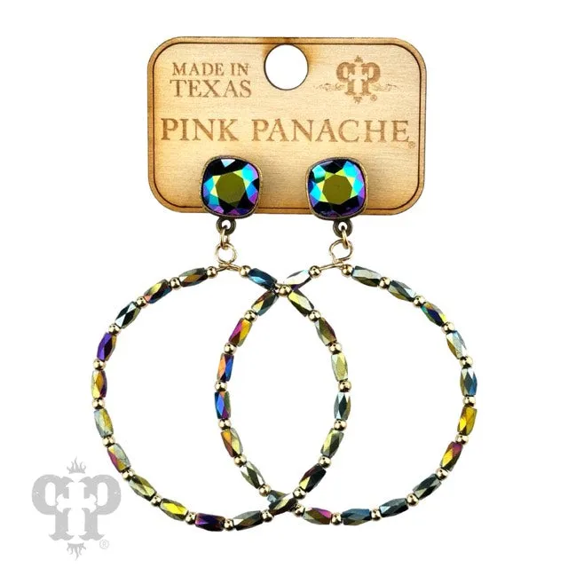 PP Mermaid Elegance Circle Earrings