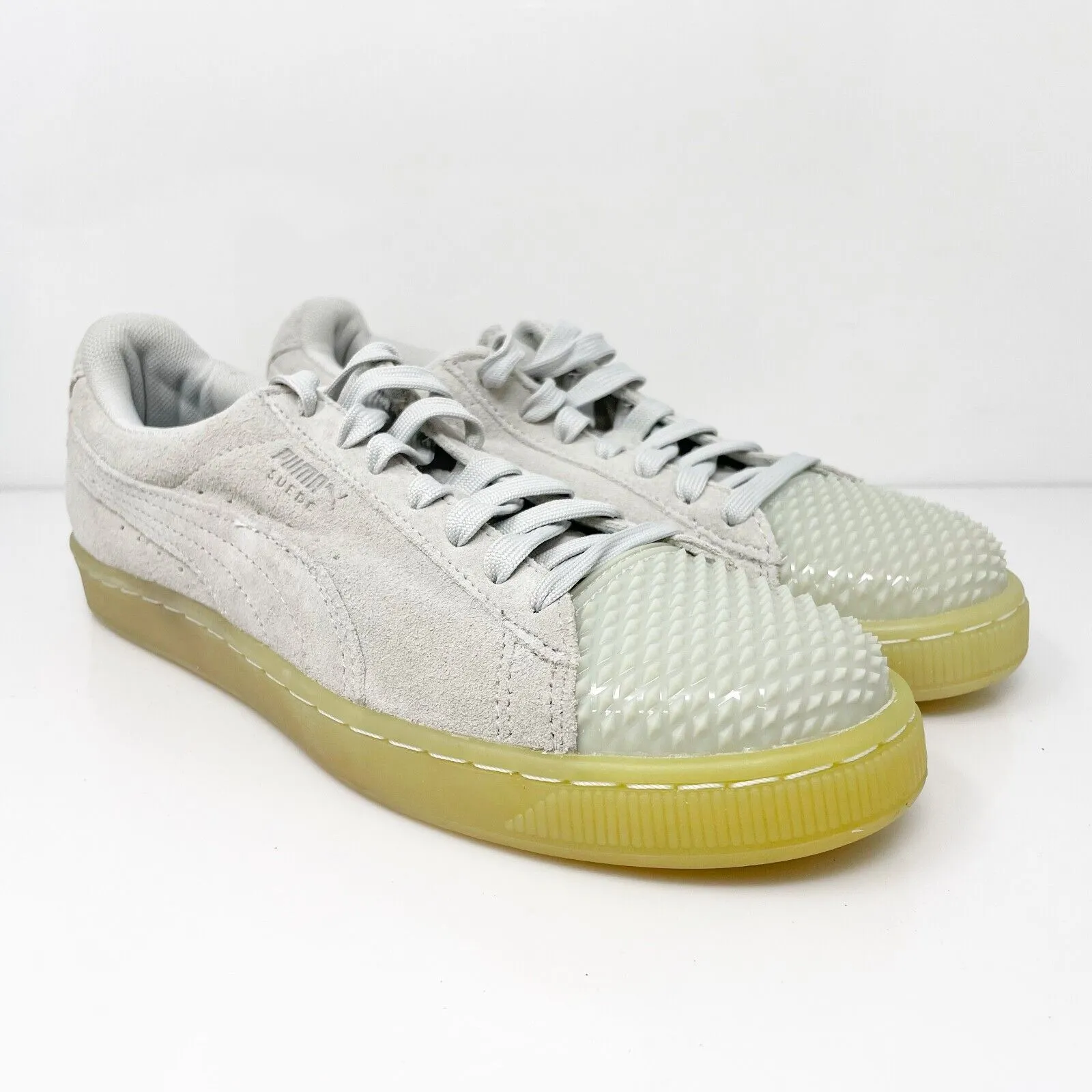 Puma Womens Suede Jelly 365859 02 Gray Casual Shoes Sneakers Size 8.5