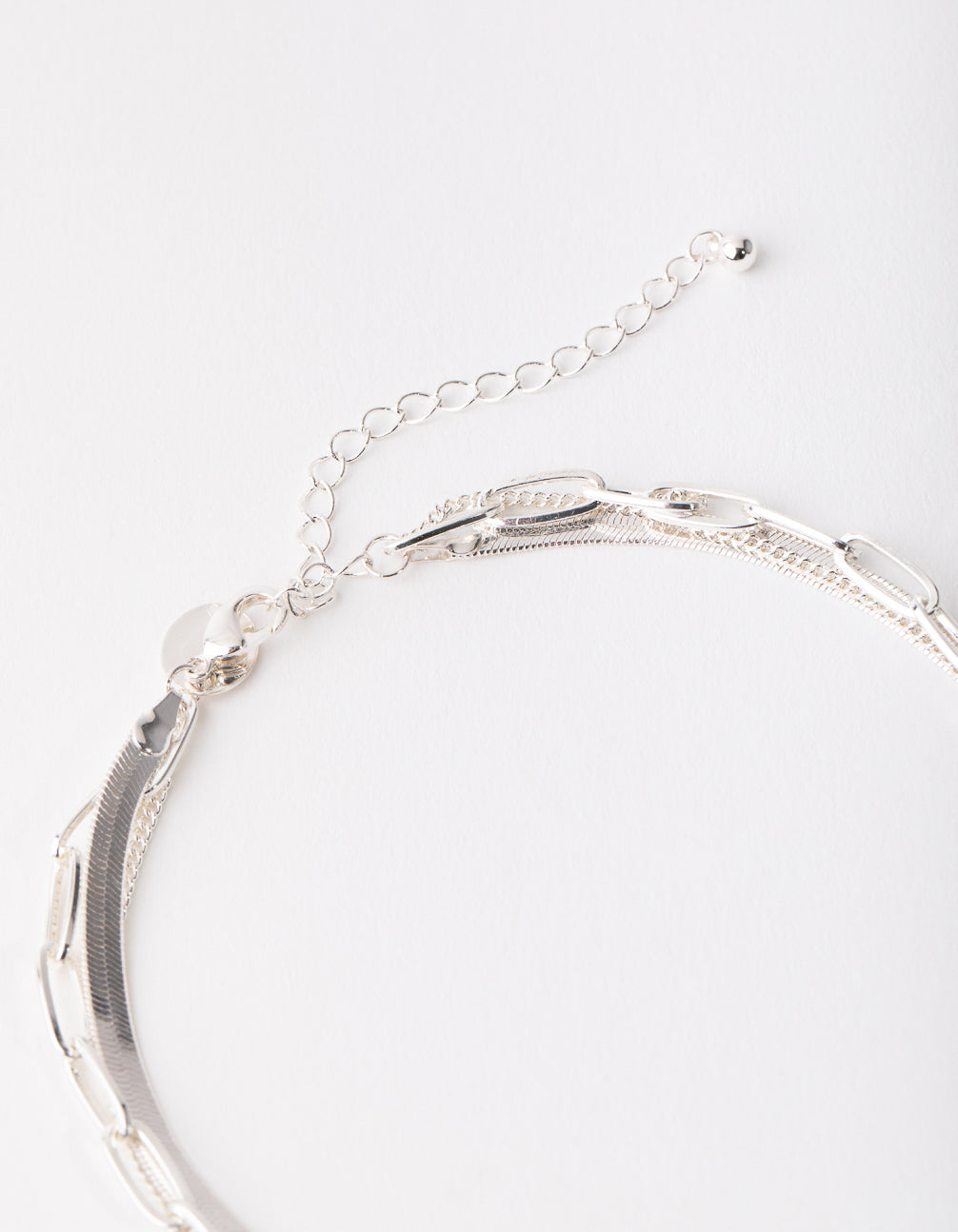 Silver Mix Trend Chain Necklace Pack