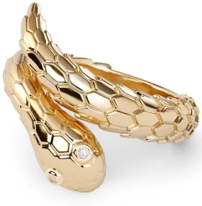 Solid 18K Gold Mamba Ring