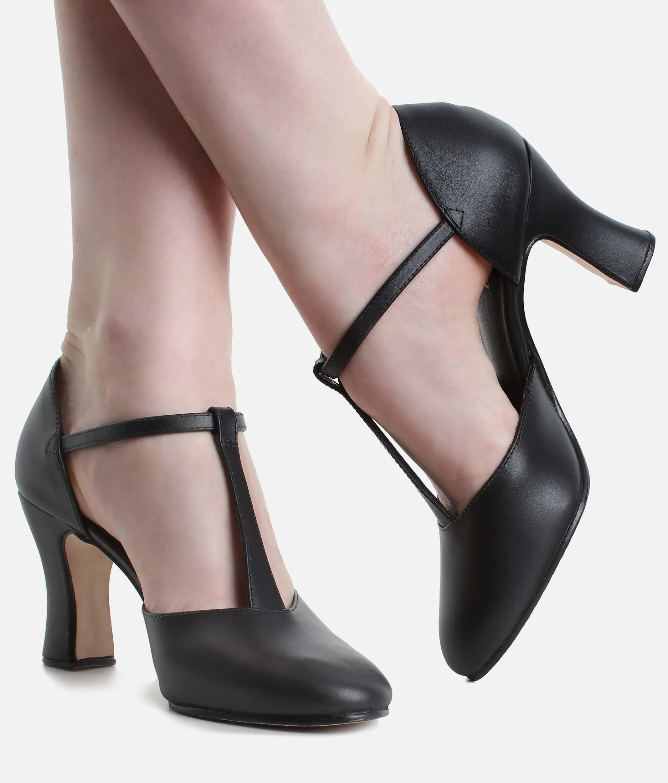 T-Strap Character Shoes, 3 High Heel  - CH98