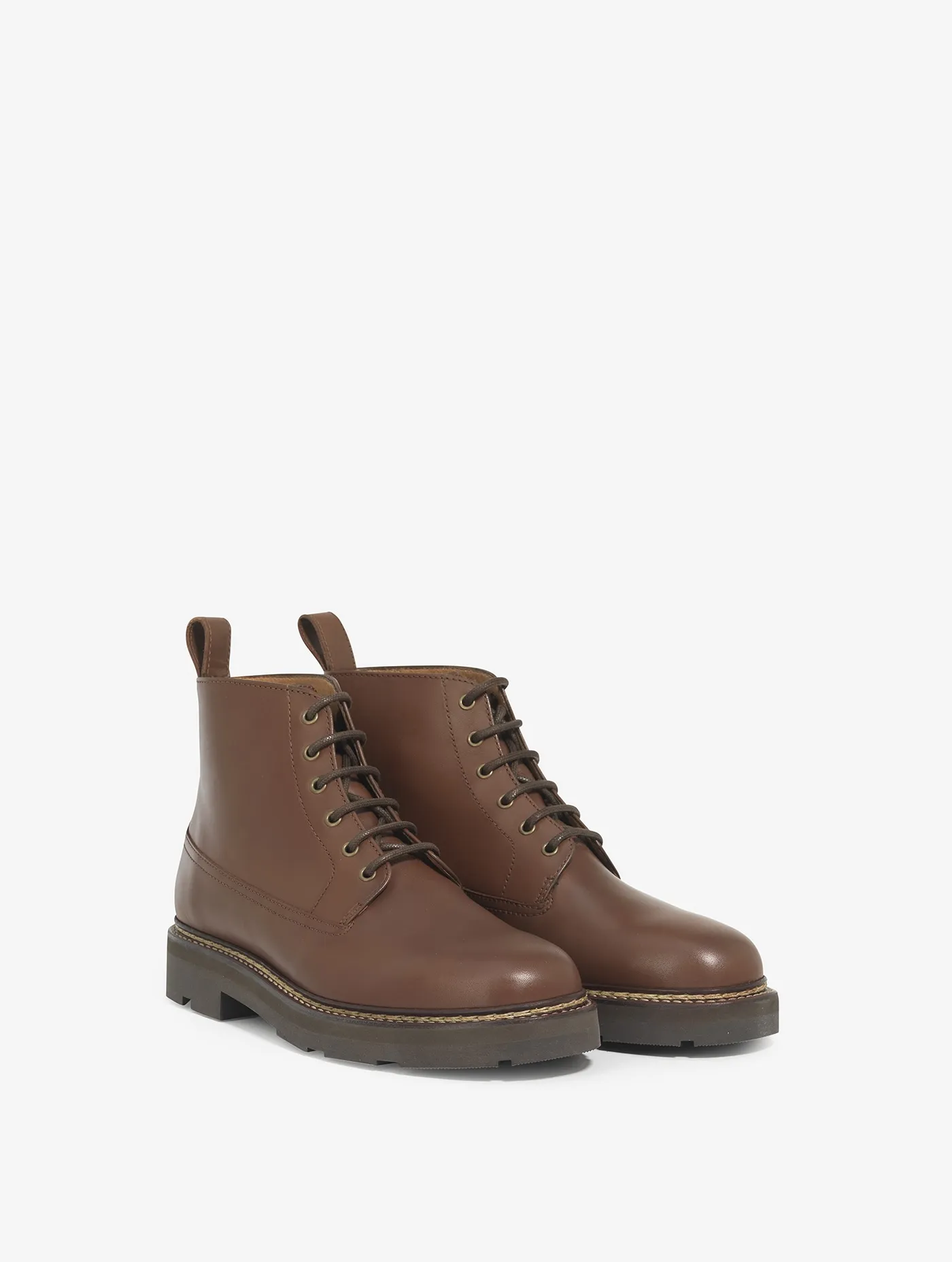 The Norwegian-stitched leather desert boot