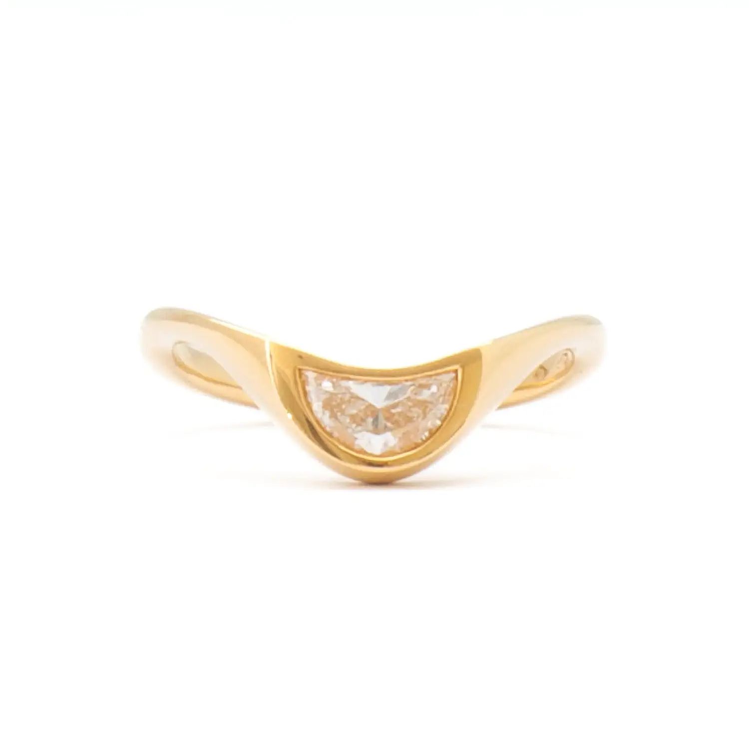 Tycho Crescent Diamond Ring