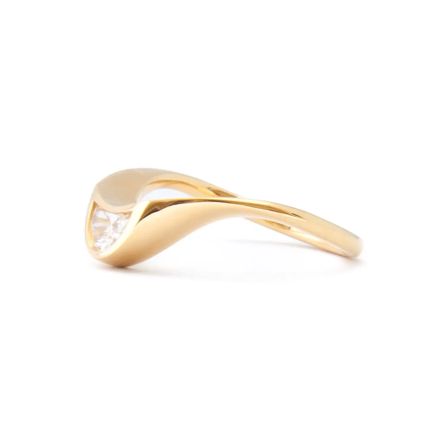 Tycho Crescent Diamond Ring