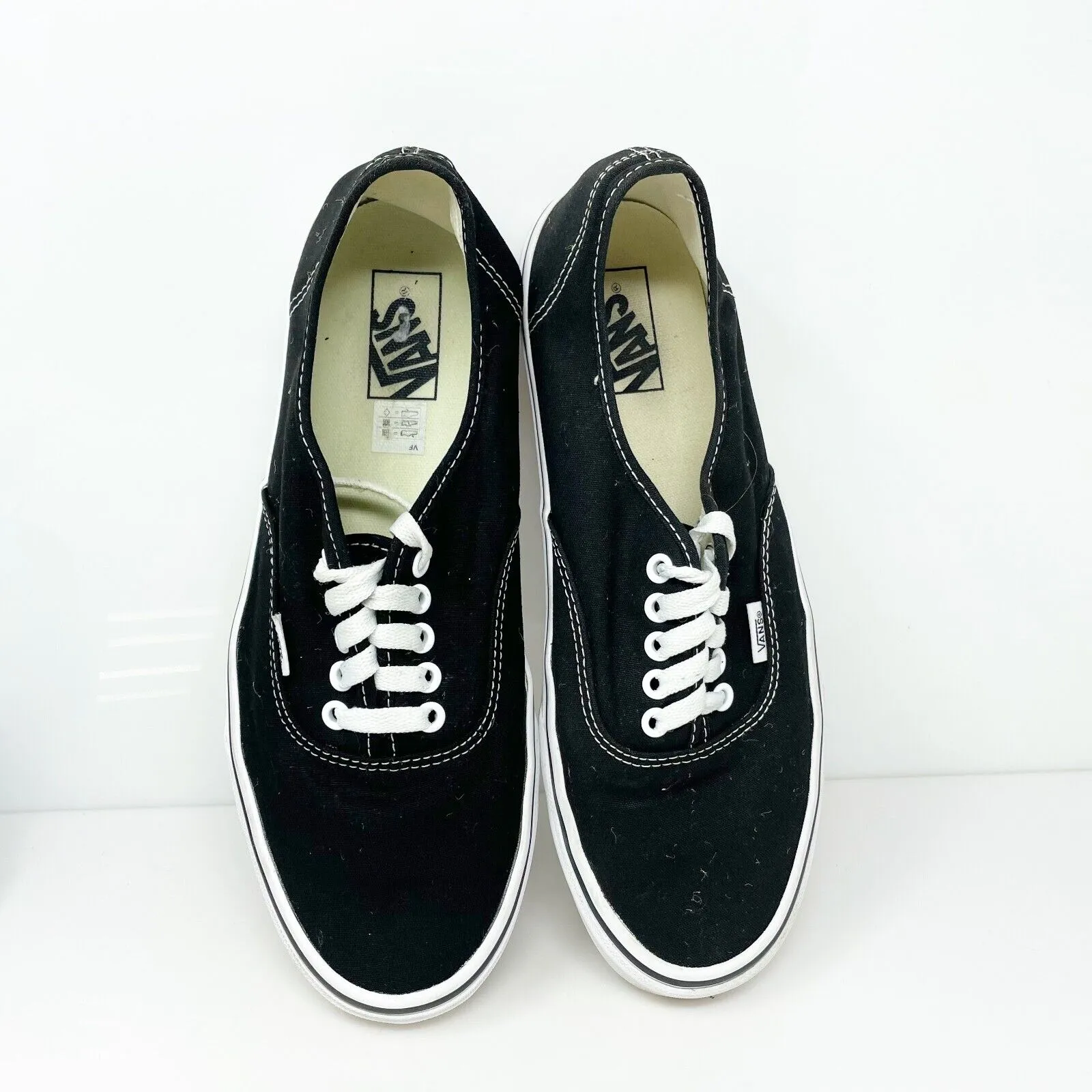 Vans Unisex Off The Wall 721565 Black Casual Shoes Sneakers Size M 10.5 W 12