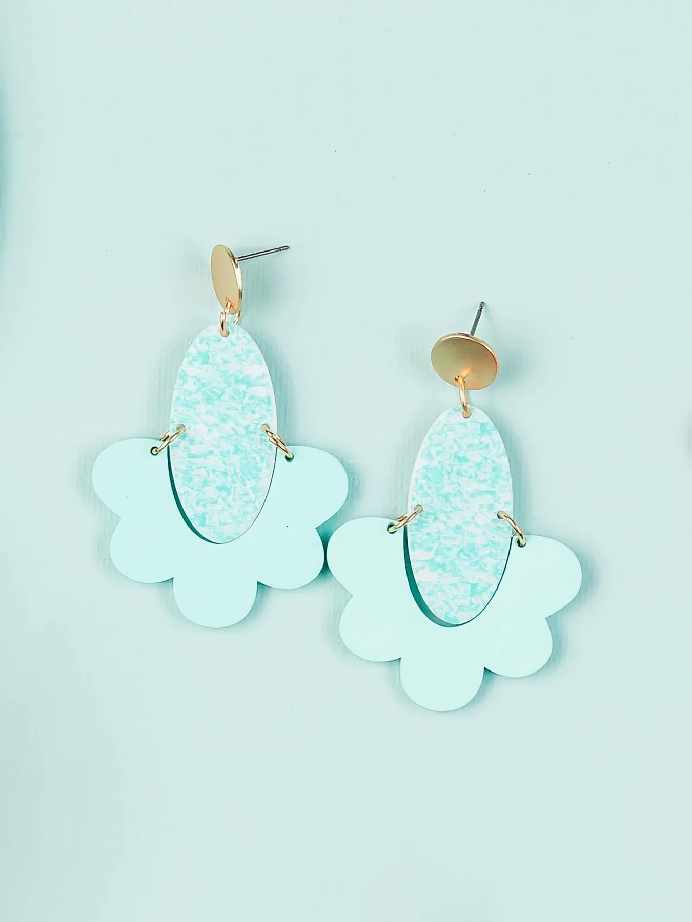 Wallace Earrings- Pool