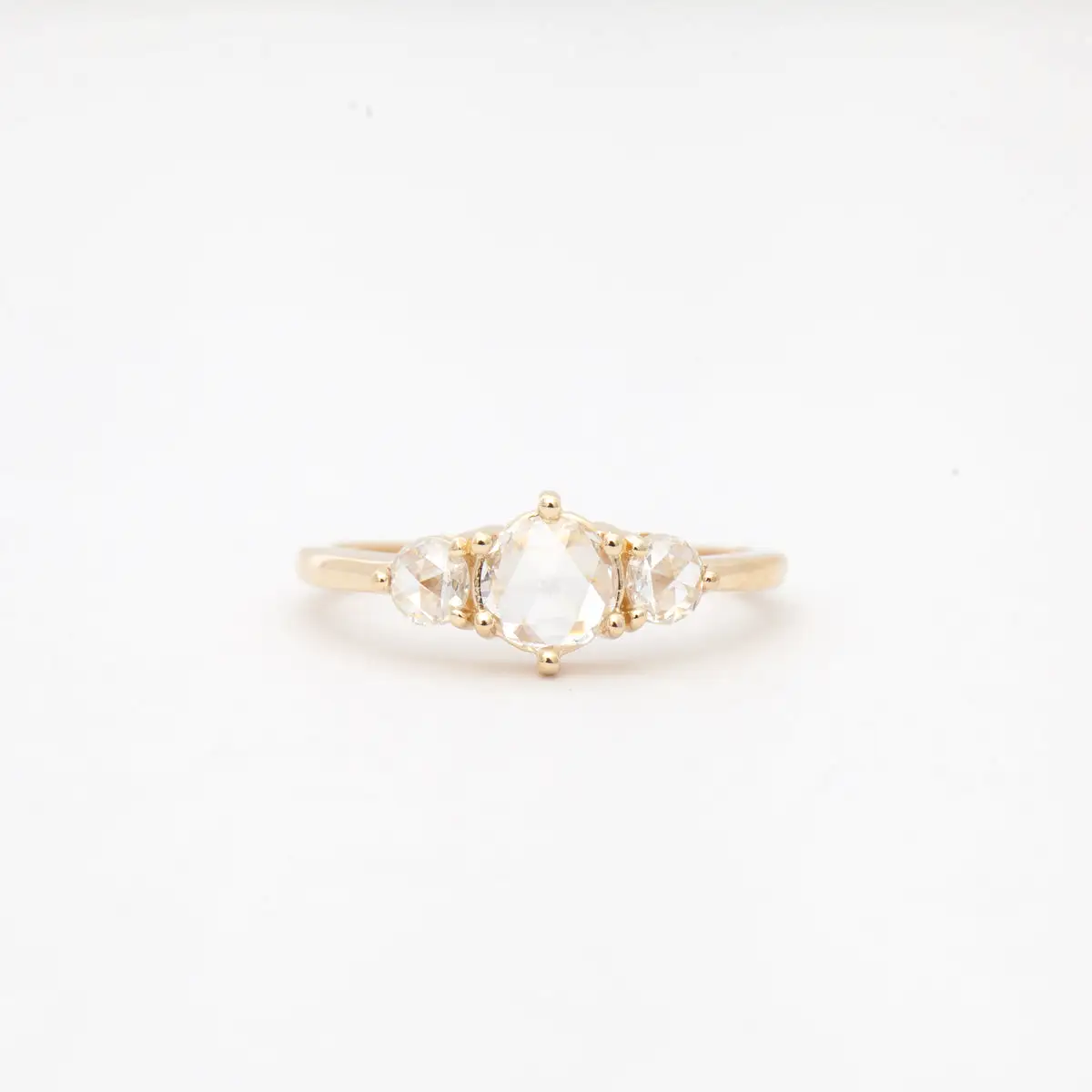 White Diamond Large Tidals Ring