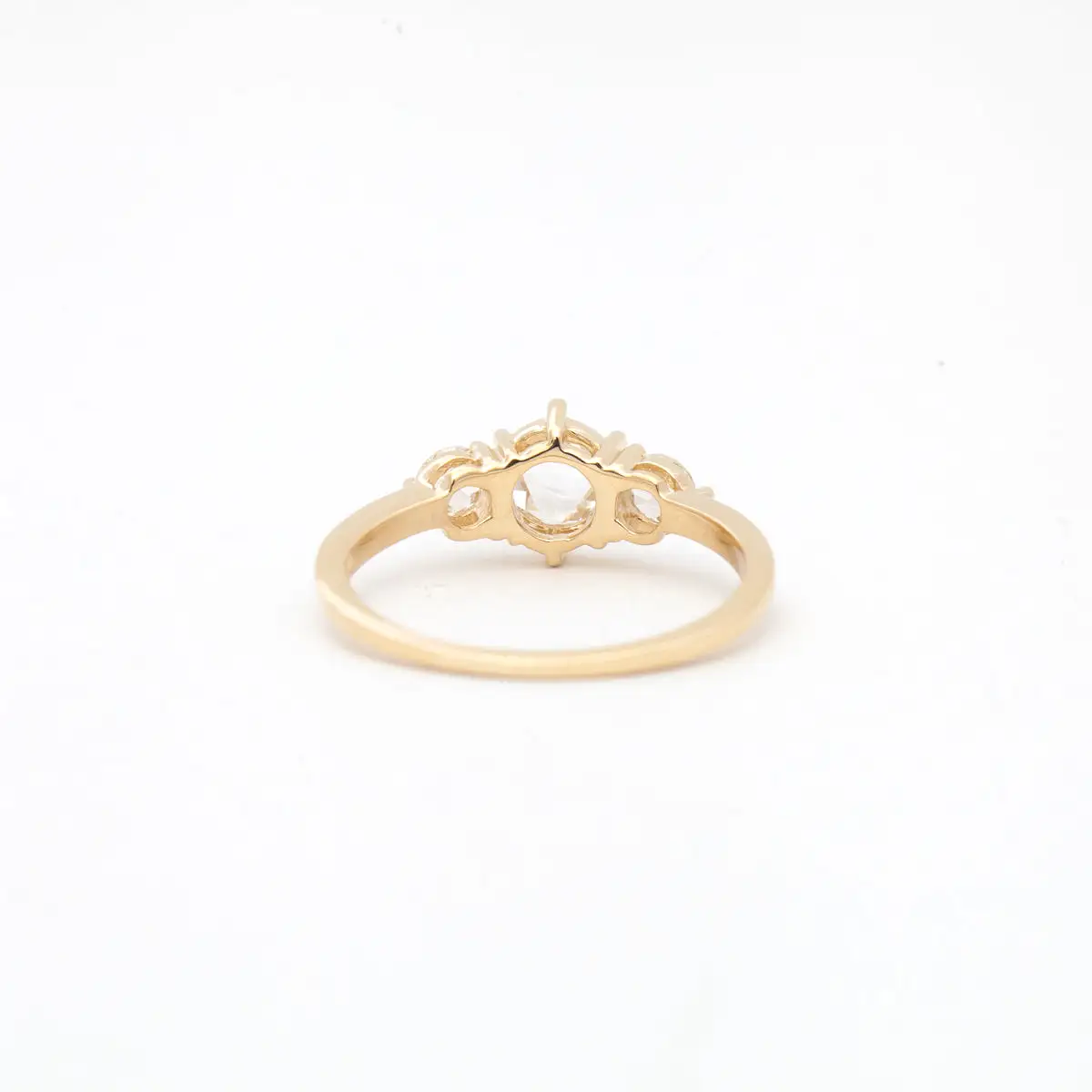 White Diamond Large Tidals Ring