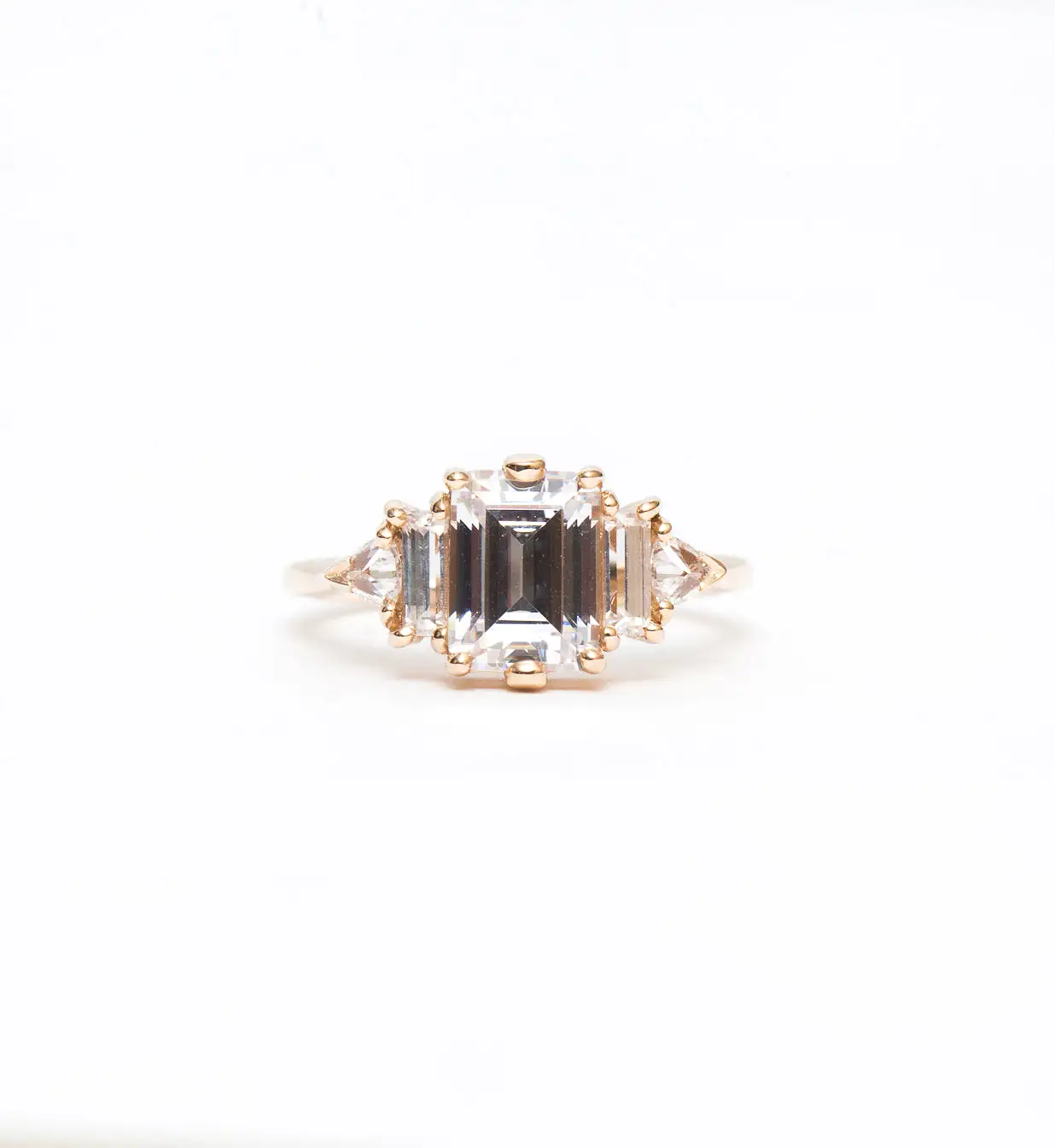 White Diamond Theda Ring