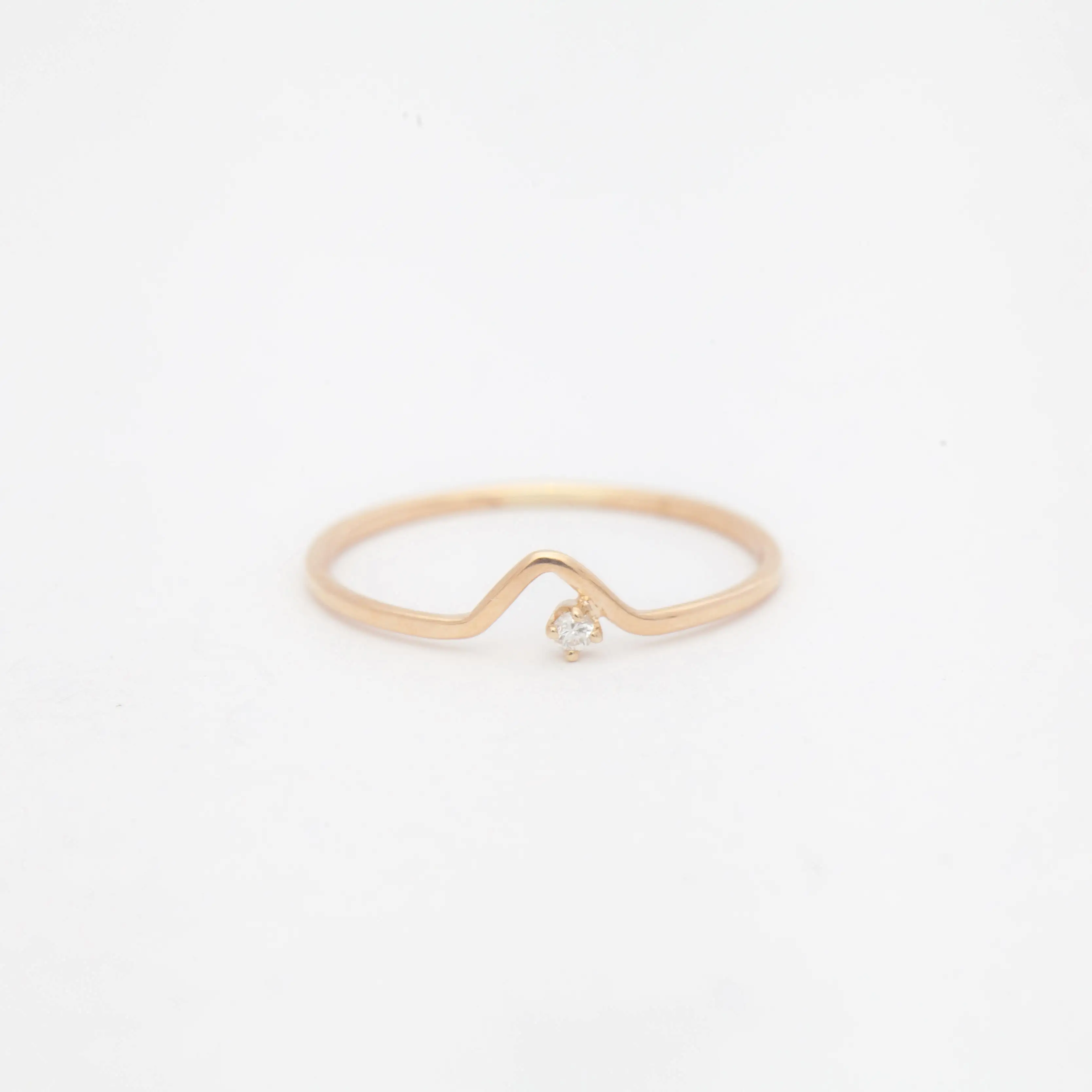 White Diamond Triangle Lineage Ring