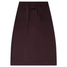 Women's Long Skirt - Plum