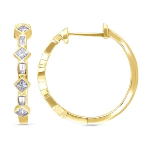 Yellow Gold Diamond Legendary Earrings