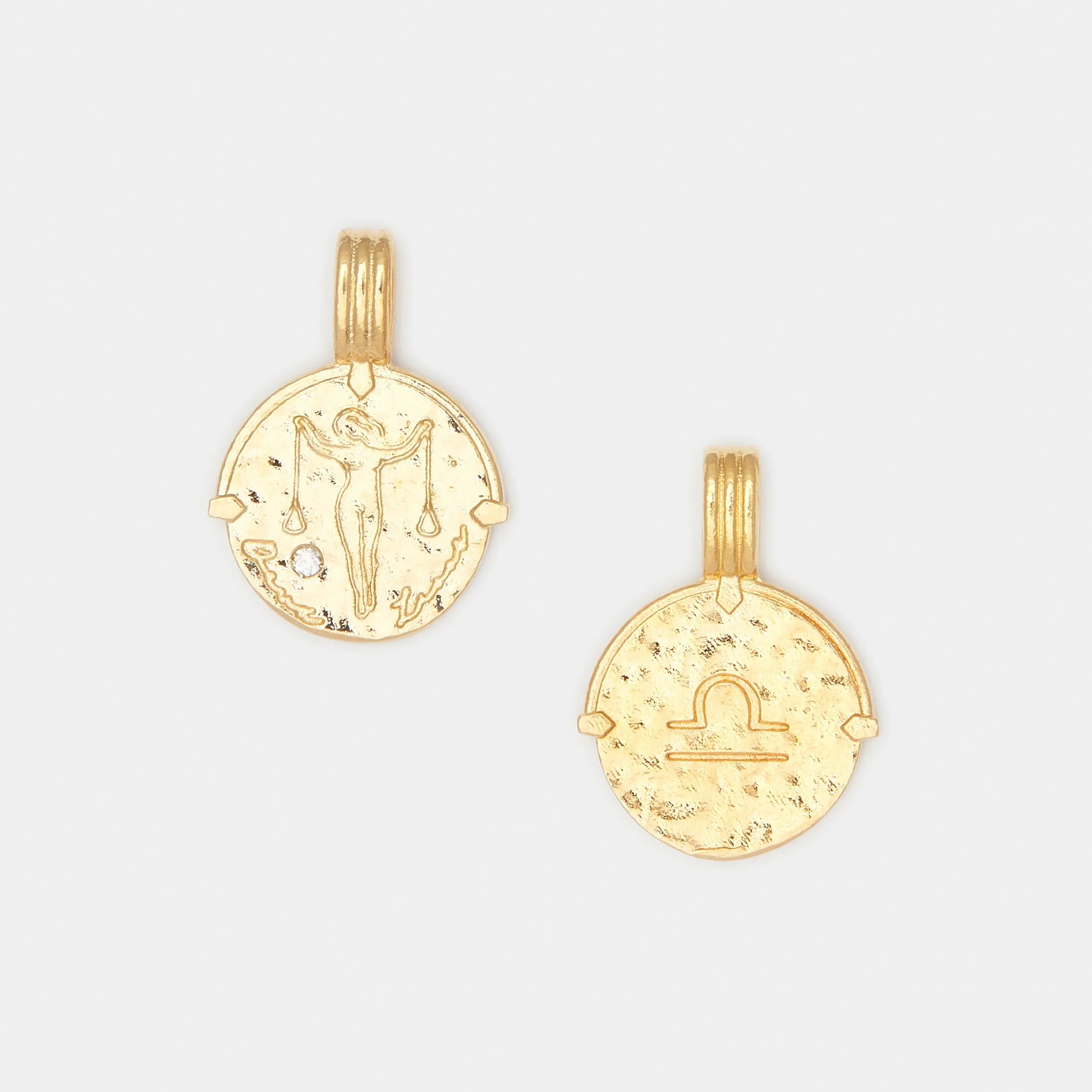 Zodiac Star Necklace in Solid Gold for Him